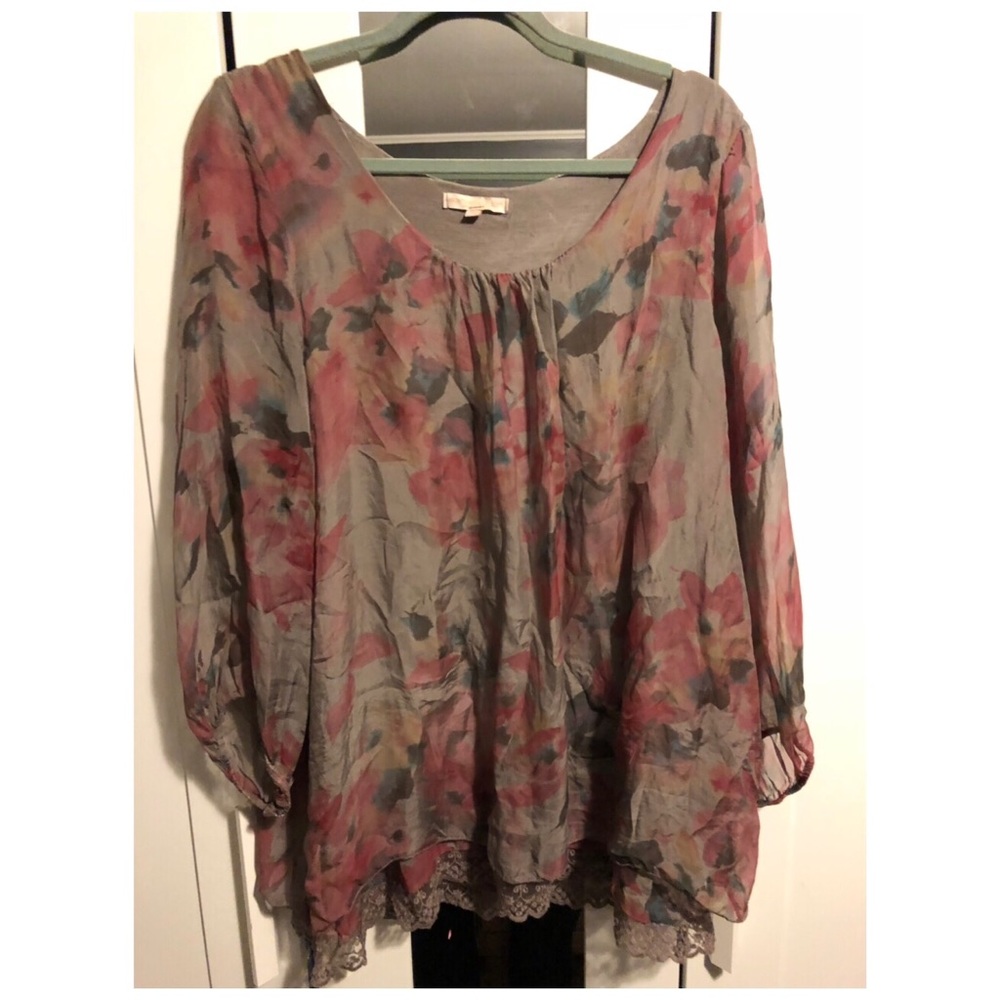 Prontomoda Giusy Floral Blouse
